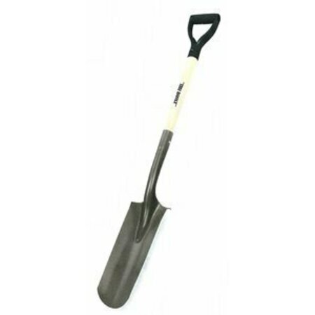 TRUPER Spade, Drain D-Handle 14 in. Blade 31178